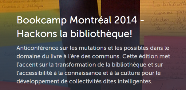 Bookcamp Montréal 2014 en tweets et liens  sur Storify - Cliquez sur l'image pour accéder à la présentation.